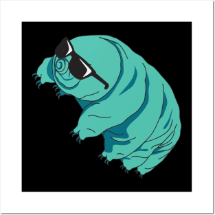 Water Bear Tardigrade Illustration Posters and Art